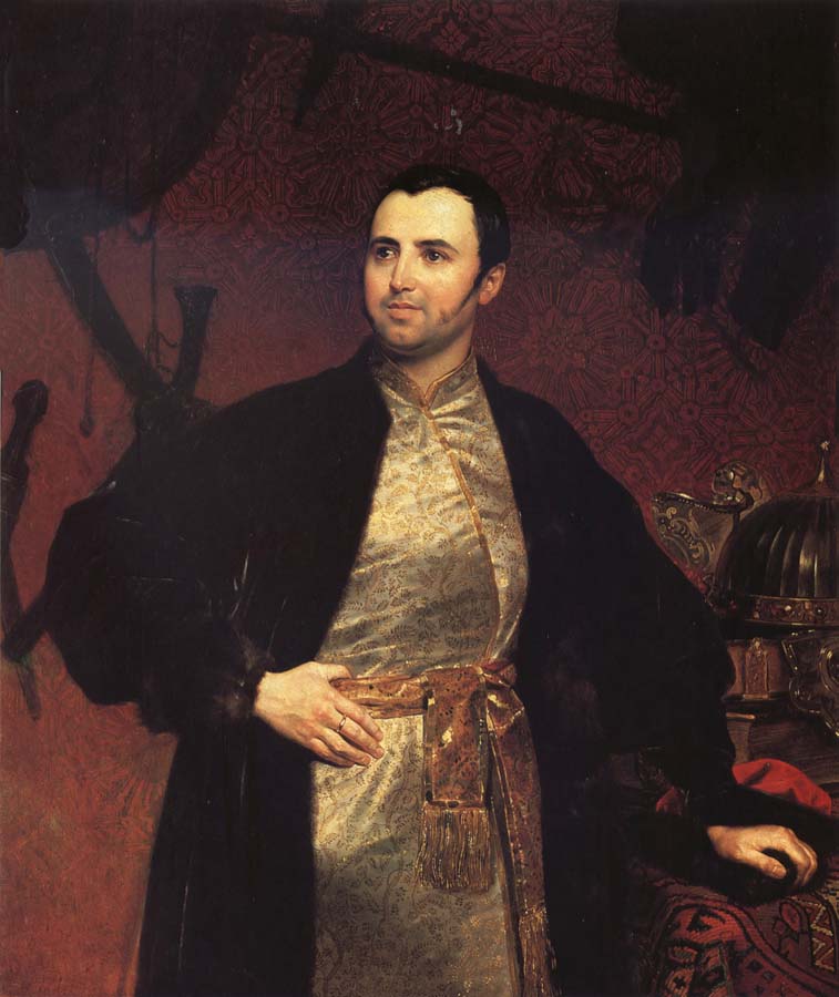 Portrait of Prince Mikhail Obolensky